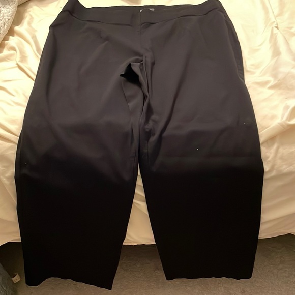 Black Worthington Slacks with flared boot cut size 18W - Picture 1 of 6